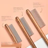 Cat Comb Cat Accessories Stainless Steel Pet Hair Remover Wooden Handle Solid Cat Hair Comb Pet Grooming Dog Brush Cleaning Tool 1