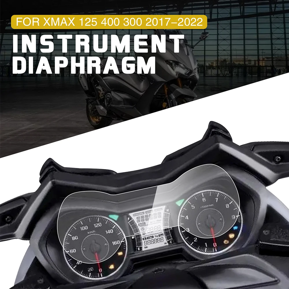 

For YAMAHA XMAX300 XMAX125 XMAX400 22-17 XMAX X-MAX 300 125 400 Motorcycle Instrument Cluster Scratch Protection Film Protector