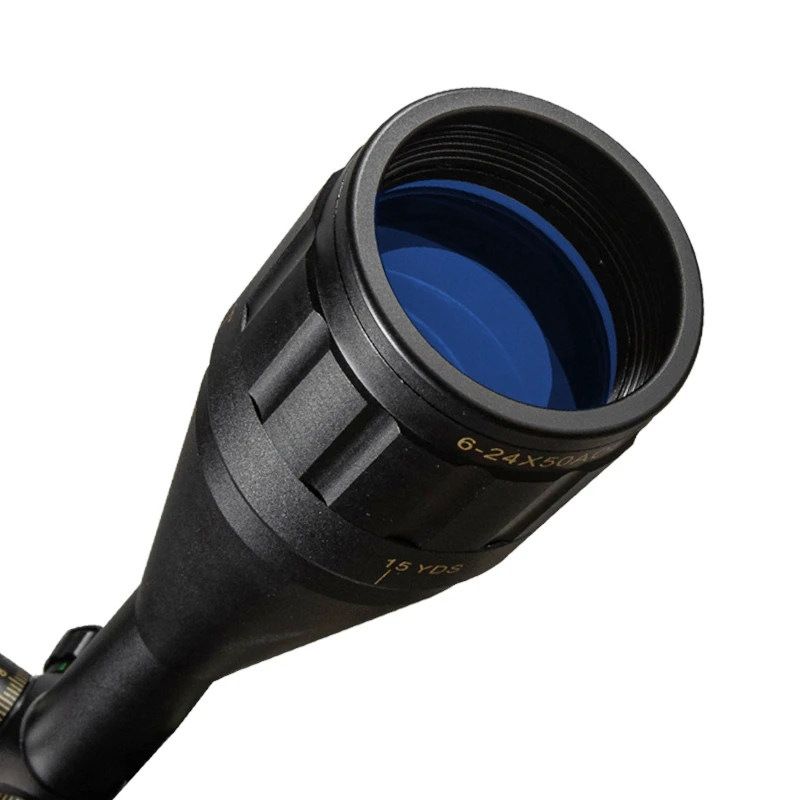 Tactics Rifle Scope DIANA 6-24X50 SFIR Lock System Green Red Dot Light Sniper Gear Optical Sight Spotting Scope For Hunting