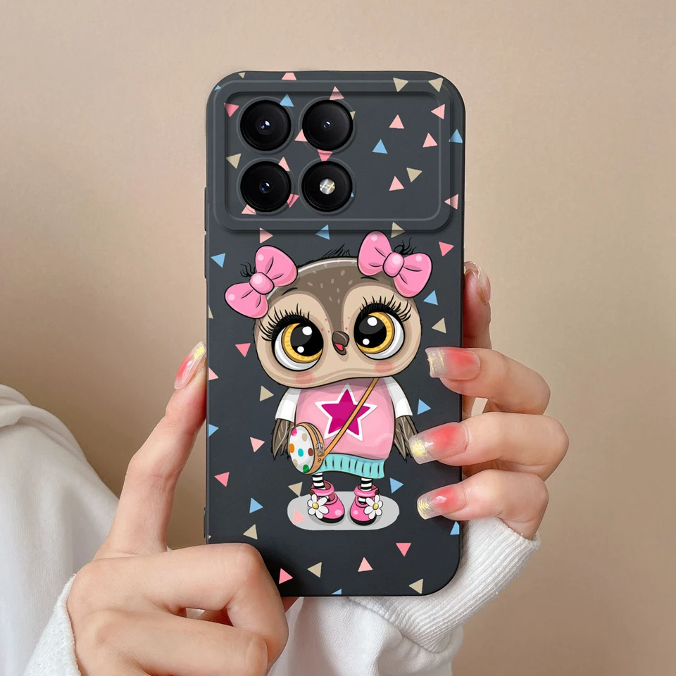 Lovely Cat Liquid Back Cover Case Coque