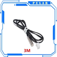 Hot 50cm 1m 2m 3m NTC Thermistor Temperature Sensor Waterproof Probe Wire PLR 10K 1% 3950 W1209 W1401 cable - Image 5