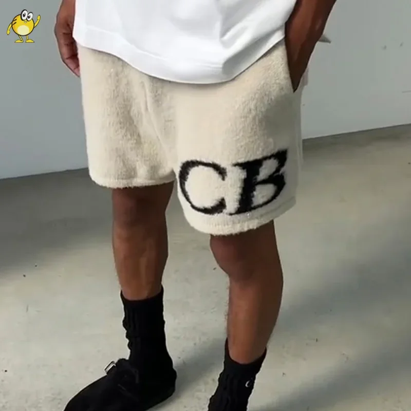 2024 New Knitting CB Shorts Men Woman 1:1 Top Quality Fashion Classic Jacquard Logo Joggers Streetwear 1