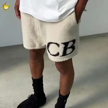 2024 New Knitting CB Shorts Men Woman 1:1 Top Quality Fashion Classic Jacquard Logo Joggers Streetwear 1