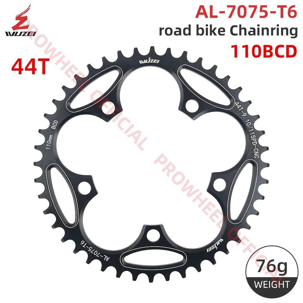 WUZEI 110BCD Rennrad Narrow Wide Kettenblatt 36T 38T 40T 42T 44T 46T 48T 50T 52T 54T 56T 58T 60T 110 BCD Fahrrad Kettenrad – Detail 9