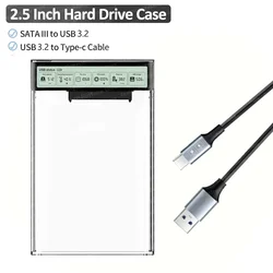 Smart Display Clear Portable Storage Case with USB 3.2 Gen 2 Connectivity (LCD Display Case)