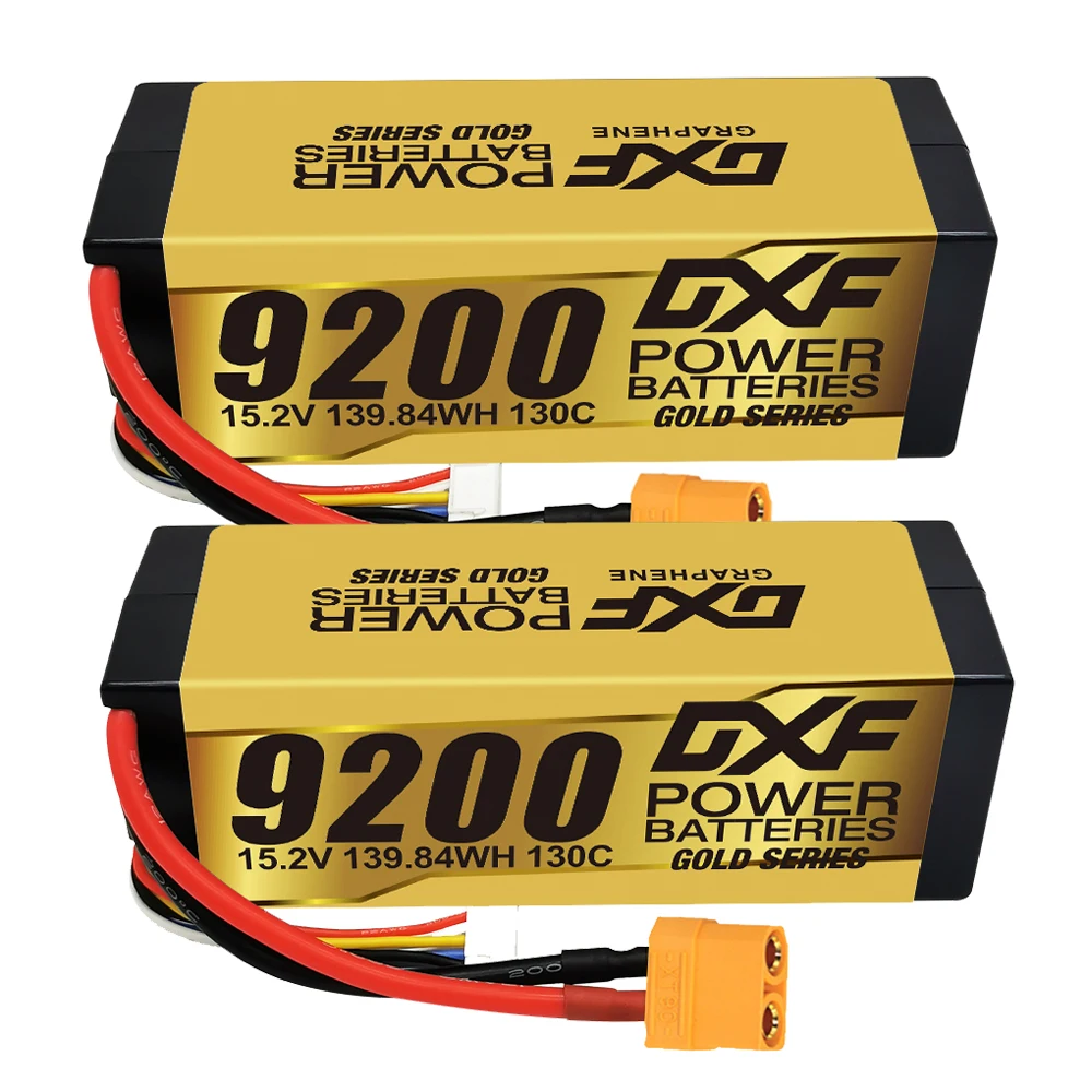 

Аккумулятор DXF 130C 15,2 мА ч, 9200 в, Графеновый, Lipo, для радиоуправляемых моделей, для грузовиков, evager BX, 1/8