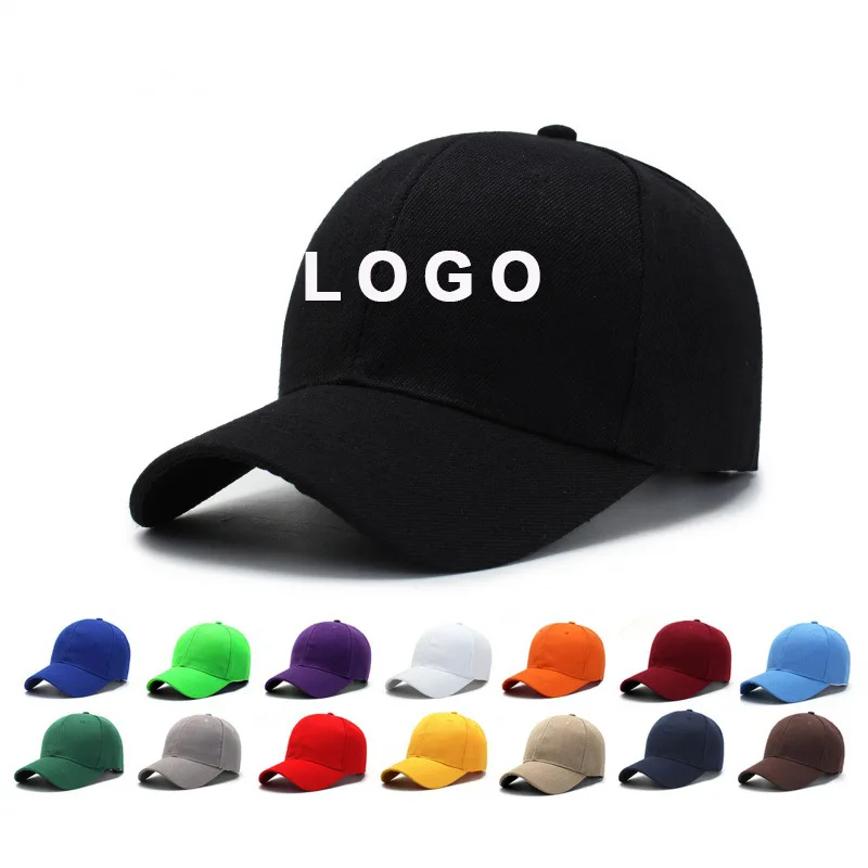 

Plain Solid Color Baseball Caps 22 Multicolor Men Women Visor Hat Adjustable Nylon Fastener Tape Casual Sports Hats Wholesale