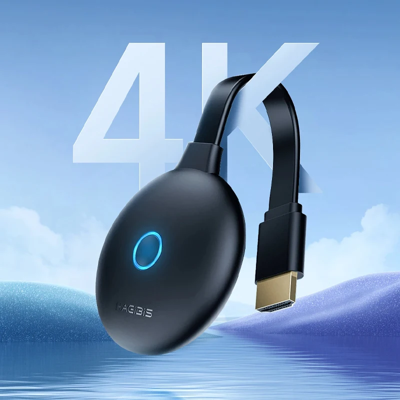 5G/2.4G Screen Projector Mobile Phone Connected to TV Wireless HDMI-Compatible Computer Monitor 4K HD Media Player