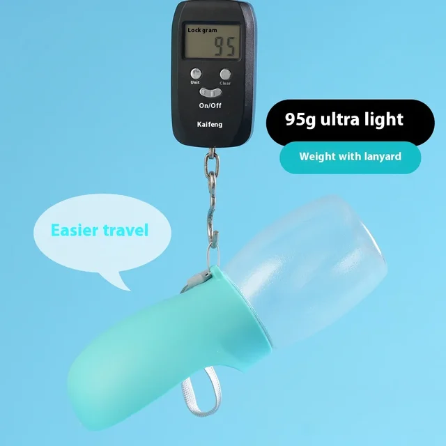 Portable Dog Cat Water Bottle Outdoor Leak Proof Travel Water Dispenser Lightweight Pets Drinking Supply for Hiking Walking 4