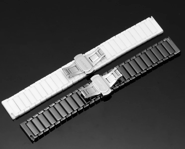 Ceramic Quick-Release Replacement Watchband Strap Bracelet