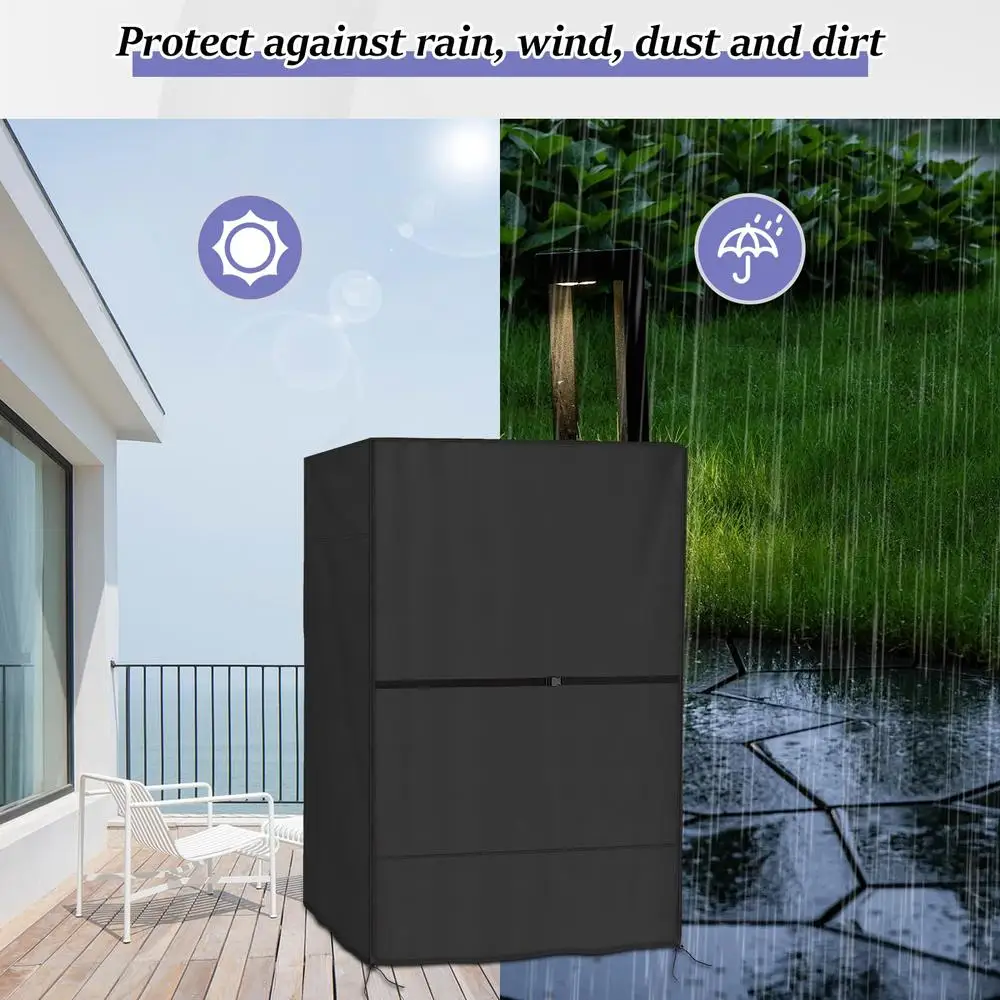 Sauna Room Cover Outdoor Wood Sauna Dynamic Sunlighten Protection 6