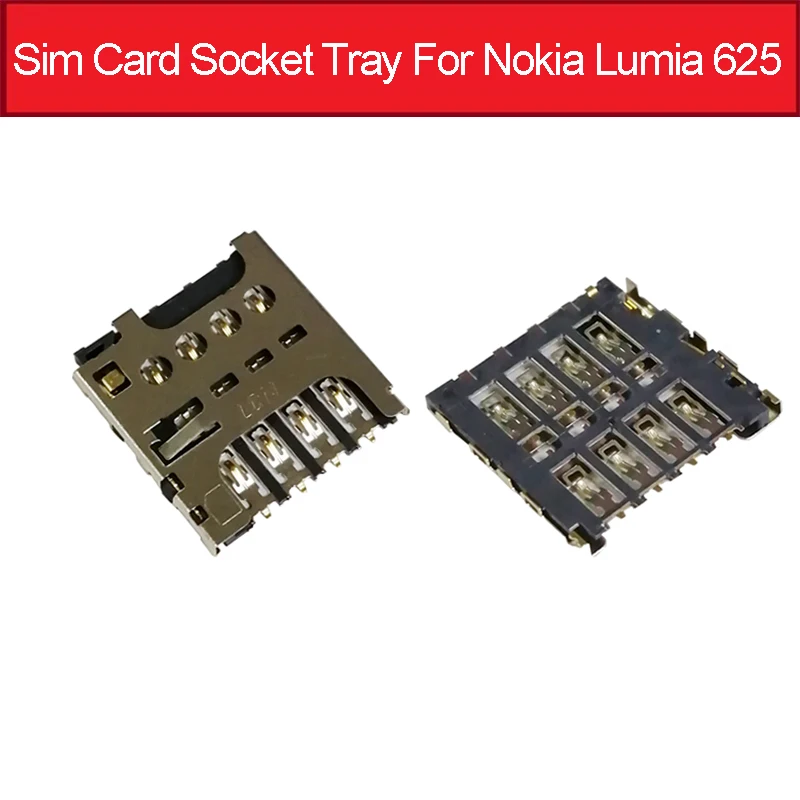 Sim Card Tray Socket Module For Nokia Lumia 625 N625 Sim Card - Main Image