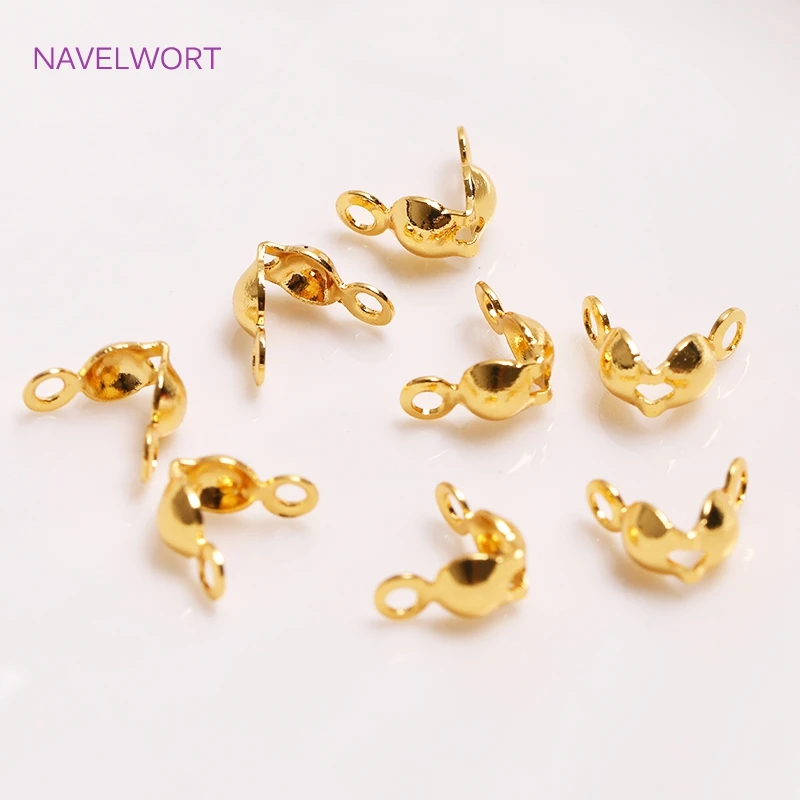 Easy Jewelry Diy14k Goldplated Crimp Beads 50pcs Diy Jewelry Making