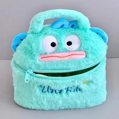 Ugly fish portable cosmetic bag