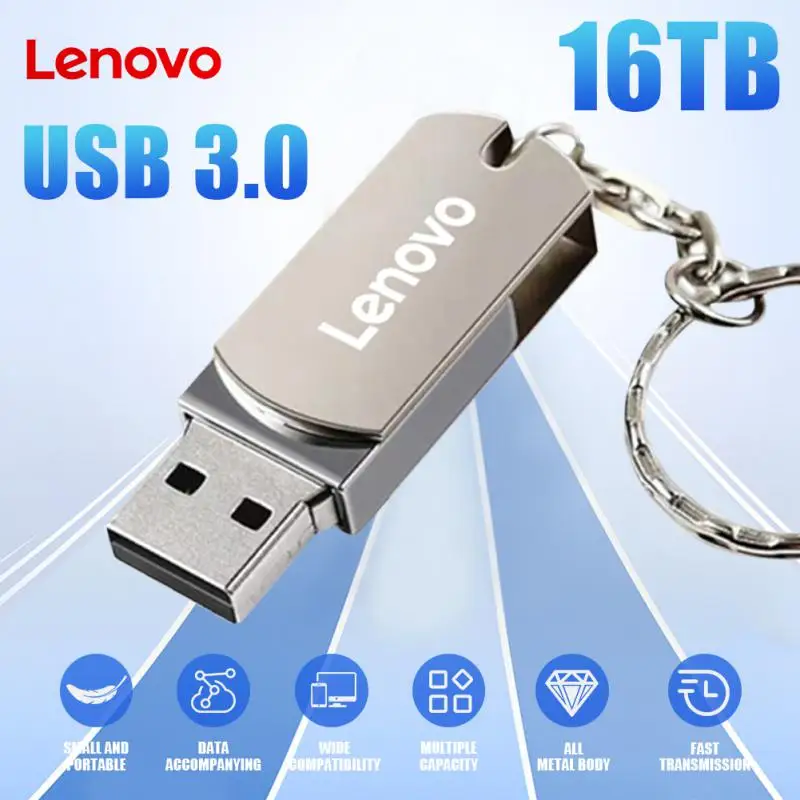 LenovoUSBFlashDrive16TB8TBPenDrive4TBUSB30HighSpeed