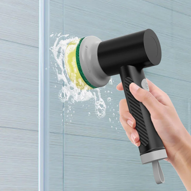 Electric Rotary Scrubber with 3 Brush Heads 1200mah Rechargeable Electric  Cleaning Brush IPX5 Waterproof Electric Brush Cleaner Cordless Portable  Electric Spin Scrubber for Kitchen Bathtub Sink Wall 