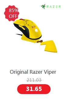 Original Razer DeathAdder Essential Wired Gaming Mouse Mice Black and White 6400DPI Optical Sensor 5 Programmable Buttons Gamer