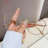 New Cat Eye Blue Filter Reading Glasses Women Elegant White Metal Eyeglasses Frame Computer Goggles Fashion Presbyopia Eyewear 5