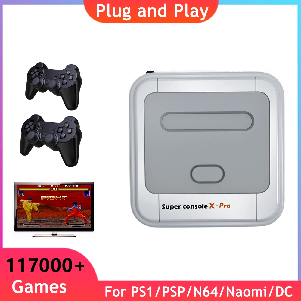 Super Console X Pro Retro Video Game Consoles Tv Box Up To 117,000