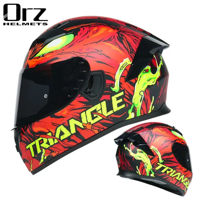 ORZ Ǯ ̽  , ̽ īũ, ٿ, DOT , Casco Moto Capacete