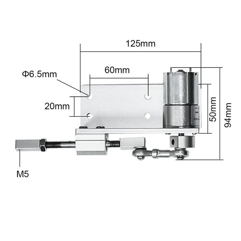 curso telescopico 5 a 1000 rpm dc 12v 24v 12mm 16mm 20mm 02