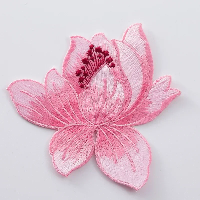 Lotus Flower Embroidery Sewing | Lotus Flower Embroidery