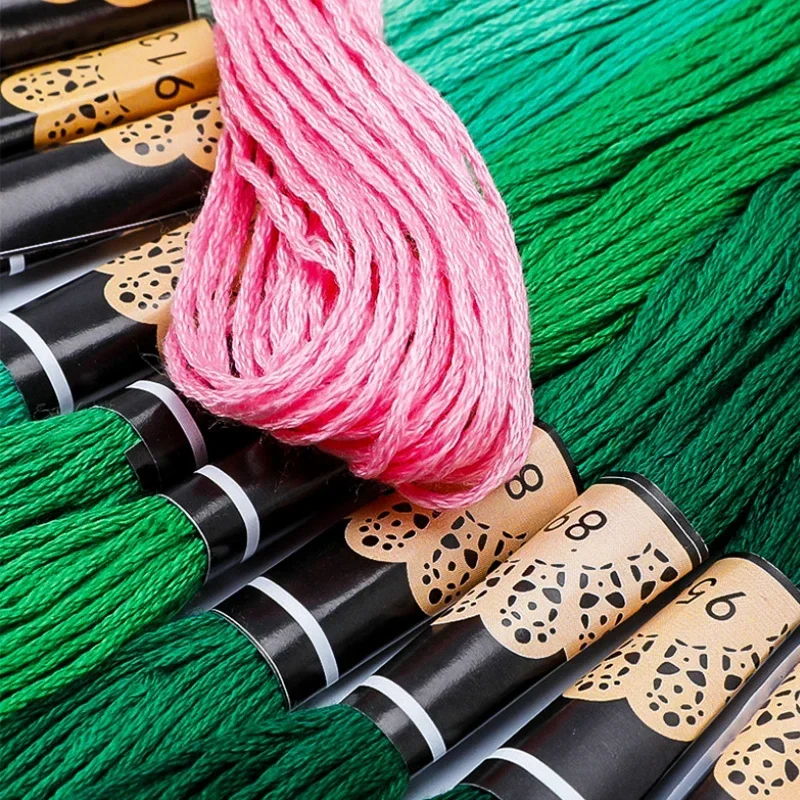 8/12/50 Colors 8M Anchor Cross Stitch Threads Cotton Embroidery Dyed Floss Sewing Skeins Craft Not Repeat Cross Stitch cross stitch floss embroidery floss embroidery thread cross stitch thread sewing thread