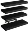 Fixwal Floating Shelves for Wall, Wall Mounted Rustic Wood Shelves for Bathroom, Living Room, Bedroom and Kitchen, Wall Shelves 1