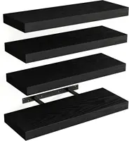 Fixwal Floating Shelves for Wall, Wall Mounted Rustic Wood Shelves for Bathroom, Living Room, Bedroom and Kitchen, Wall Shelves 1
