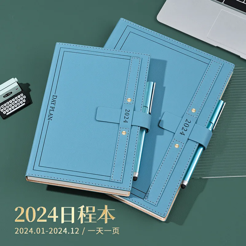 

Agenda Planner 2024 Week Plan Book Thicken Notebook A4 A5 Diary Notebooks and Journals Budget Planner Office Stationery