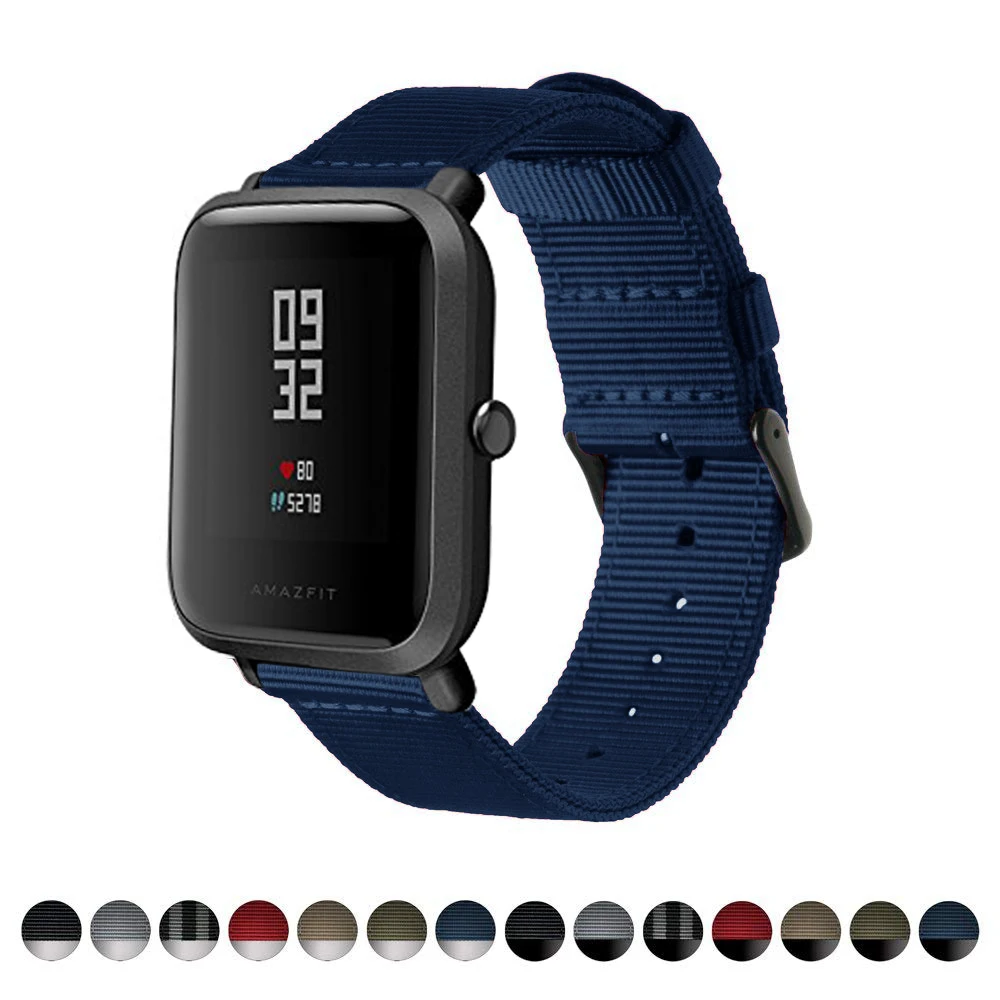 20mm nylon Watch Strap for Huami Amazfit GTS GTR etc watch strap,nylon watch strap,smart bracelet strap