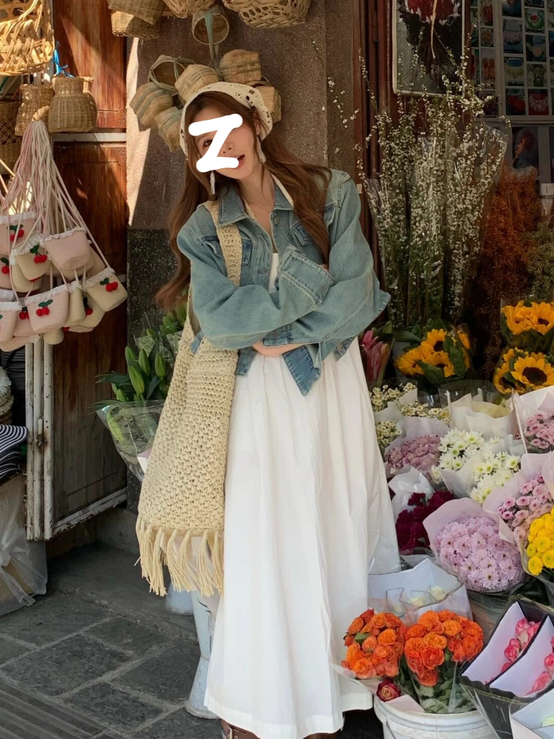 New Tassel Fringe Paper Rope Straw Woven Fashion Single Shoulder Pineapple Beach Bag Woven Bag Casual Women's Bag