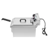 EH101V 8.5QT/8L Total Capacity 12.5qt/11.8l Stainless Steel Faucet Single Tank Deep Fryer 1700W Max 3