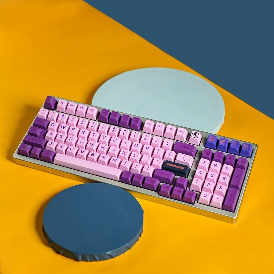 sa perfil keycap duas cores impressão de