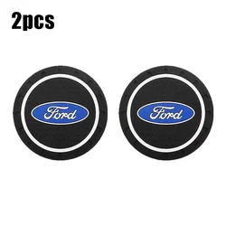 Car Logo Anti - Slip Phone Holder Mat - Universal Auto Accessory (2Pcs Ford)