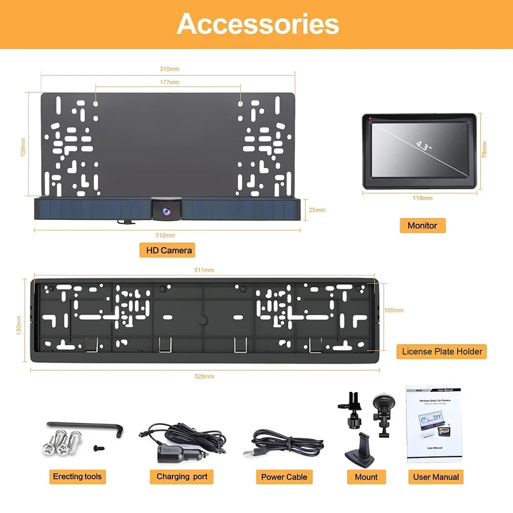 Close view of the solar charging wings on the camera