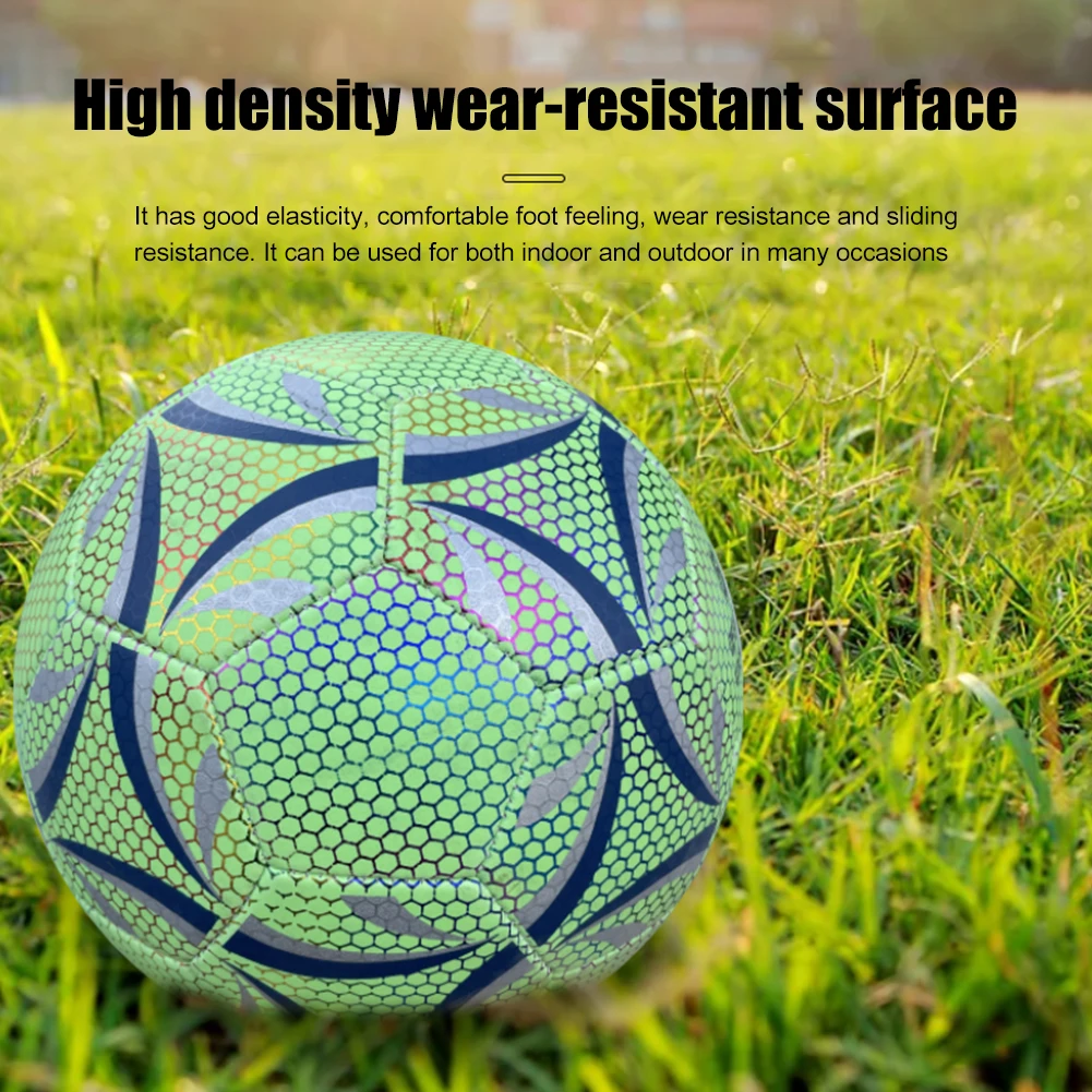 Generic Luminous Reflective Soccer Ball Training Competition Balls