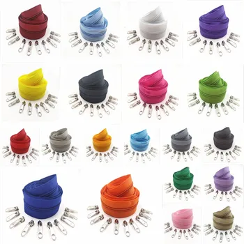 Long Nylon Zippers Rolls with Zipper Sliders 3