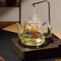 1200W Automatic Water Supply Smart Electric Ceramic Stove Tea Stove Pumping Water Tea Maker 7 Gear Silent Induction Cooker 220V 1