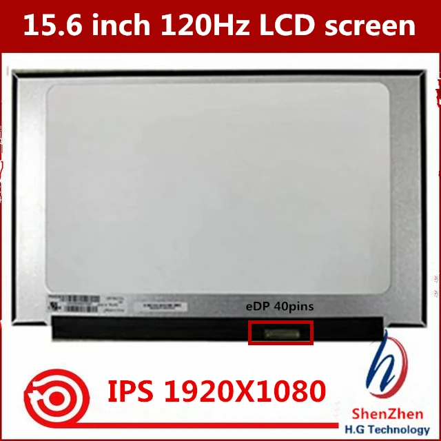 

15.6 120hz Laptop LCD Screen for ASUS TUF FX505DV X571GT LM156LFGL03 LM156LFGL04 40PIN 1080P FHD EDP IPS LED Screen