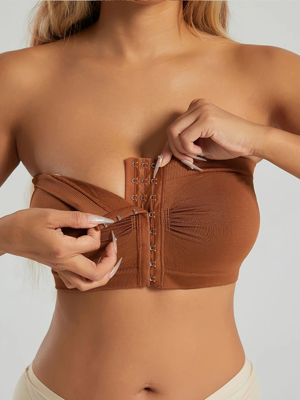 Soft Fabric Strapless Bra