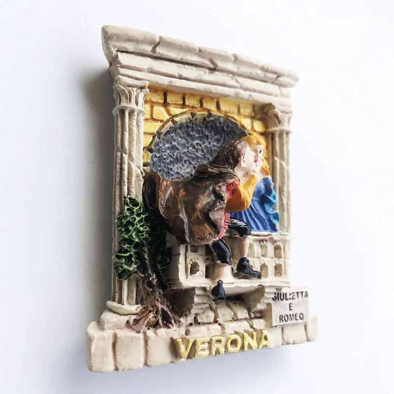 KUSTOM ART Fridge magnet Italy Verona bridge stone Giulietta and Romeo KUSTOM ART Fridge magnet Italy Verona bridge stone Giulietta and Romeo