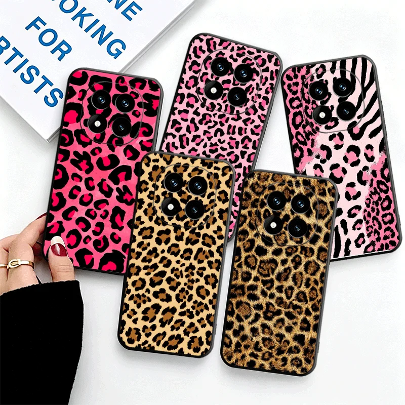 Classic Retro Leopard Print Phone Case - Pattern Customized Cover