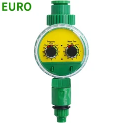 Enhanced Green Outdoor Automatic Irrigation Timer (Green - EU Stand)