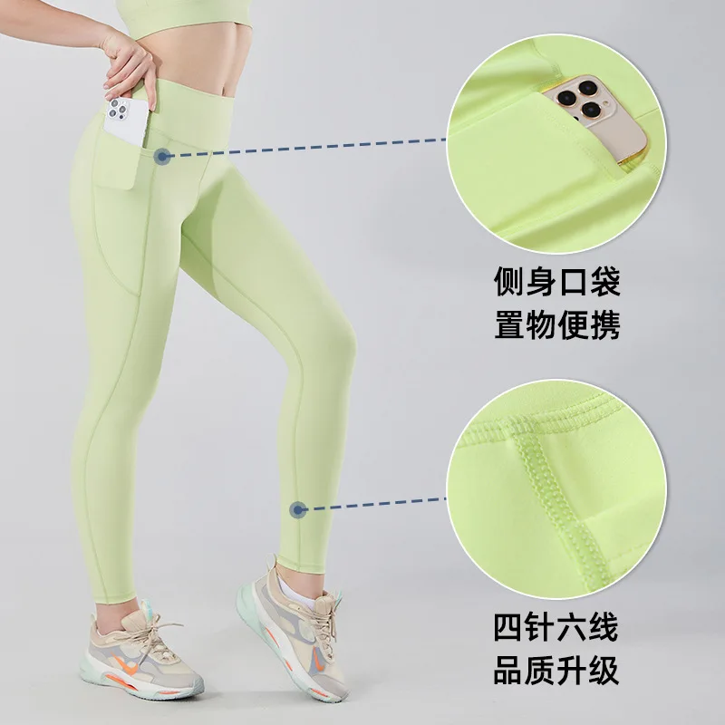 Women's Yoga leggings,high waist high elasticity quick drying fitness Sweat pants,running sports training capris