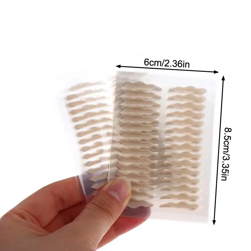 3D 지원 보이지 않는 이중 눈꺼풀 테이프 자체 접착식 투명 큰 눈꺼풀 스티커 방수 섬유 스티커 아이 도구
