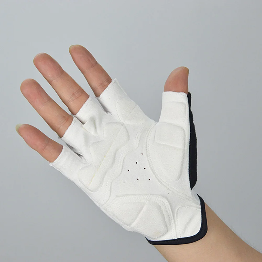 DAREVIE Cycling Gloves Half Finger Korea ASK Microfiber Bike Glove Light Soft Super Breathable Cycling Gloves Pad Shockproof 5