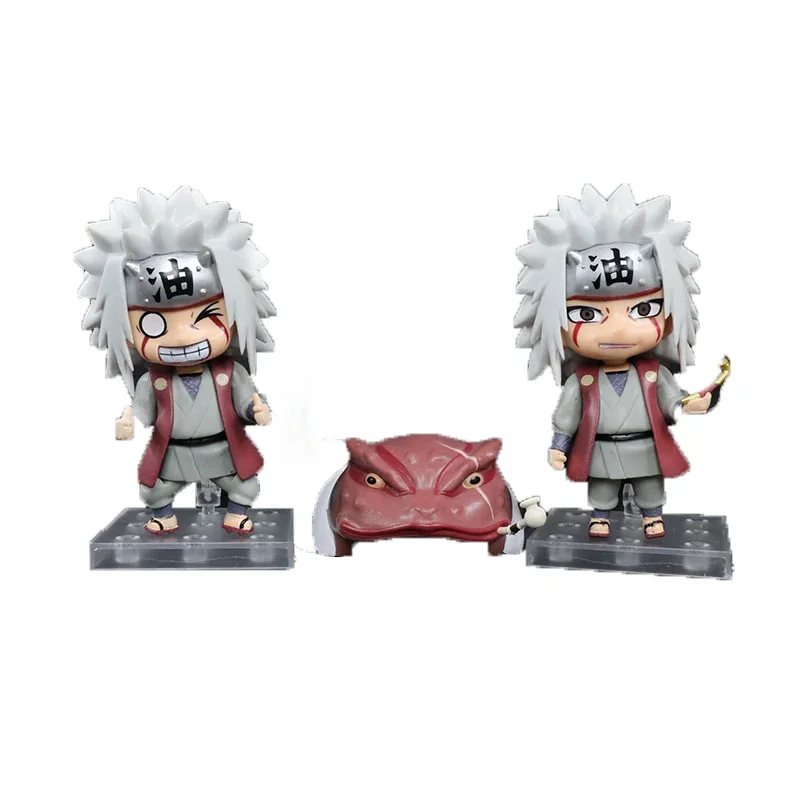 

Naruto Shippuden Q Versions Action Figure Jiraiya with Gamabunta Joint Model Desktop Decoration Collection Toys Christmas Gift