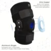 Sportout Knee Support with Removable Aluminium Hinges Knee Support Perfect for Gym, Weightlifting, Walking, Sports, Volleyball 4