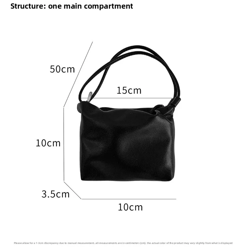 Nuovo Portamonete Minimalista alla Moda in Morbida Pelle PU, Borsellino Portatile da Donna per Rossetto e Chiavi, Multiuso - immagine 6